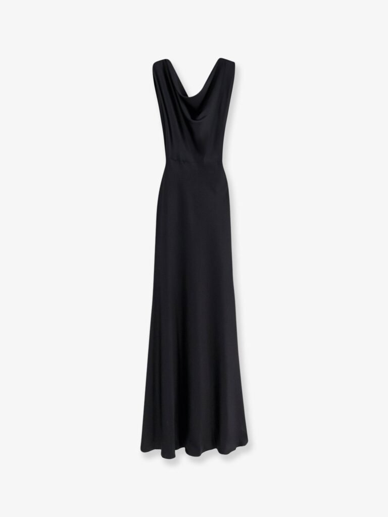 Satin long dress