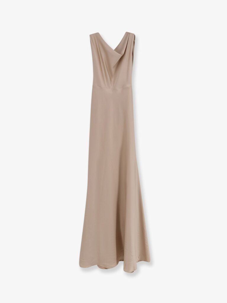 Satin long dress