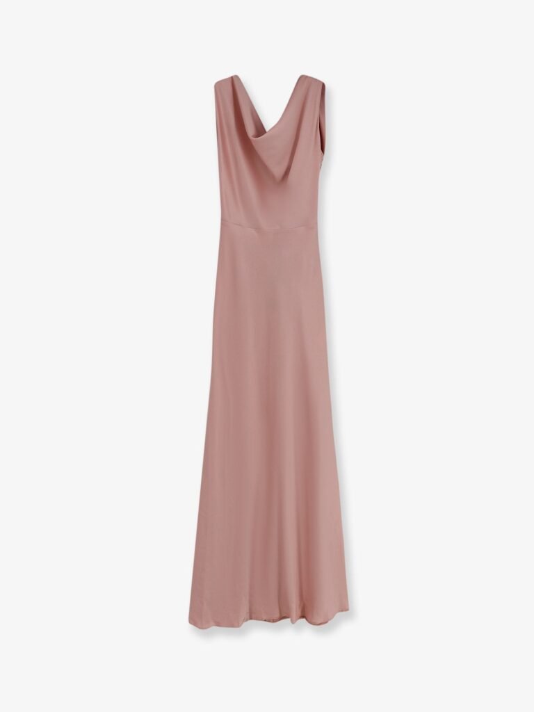 Satin long dress