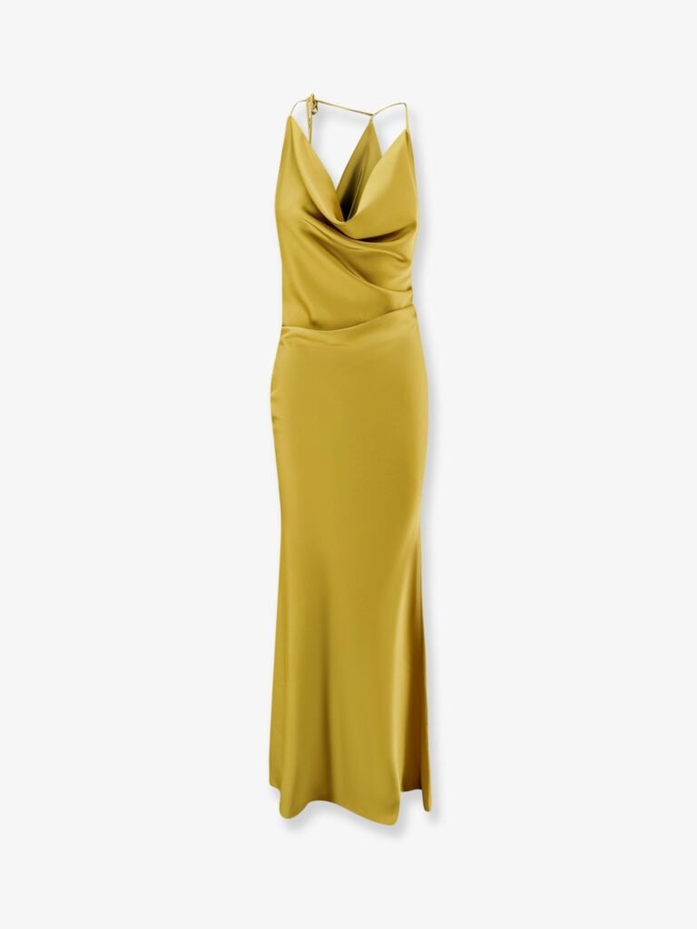 Satin long dress