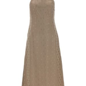 Satin midi dress