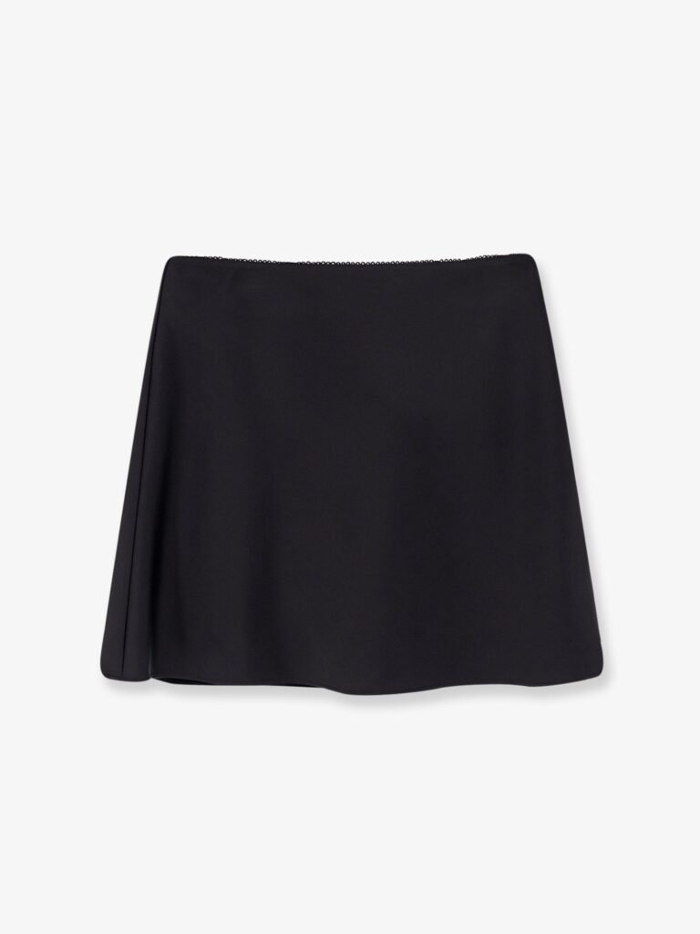 Satin skirt with shorts