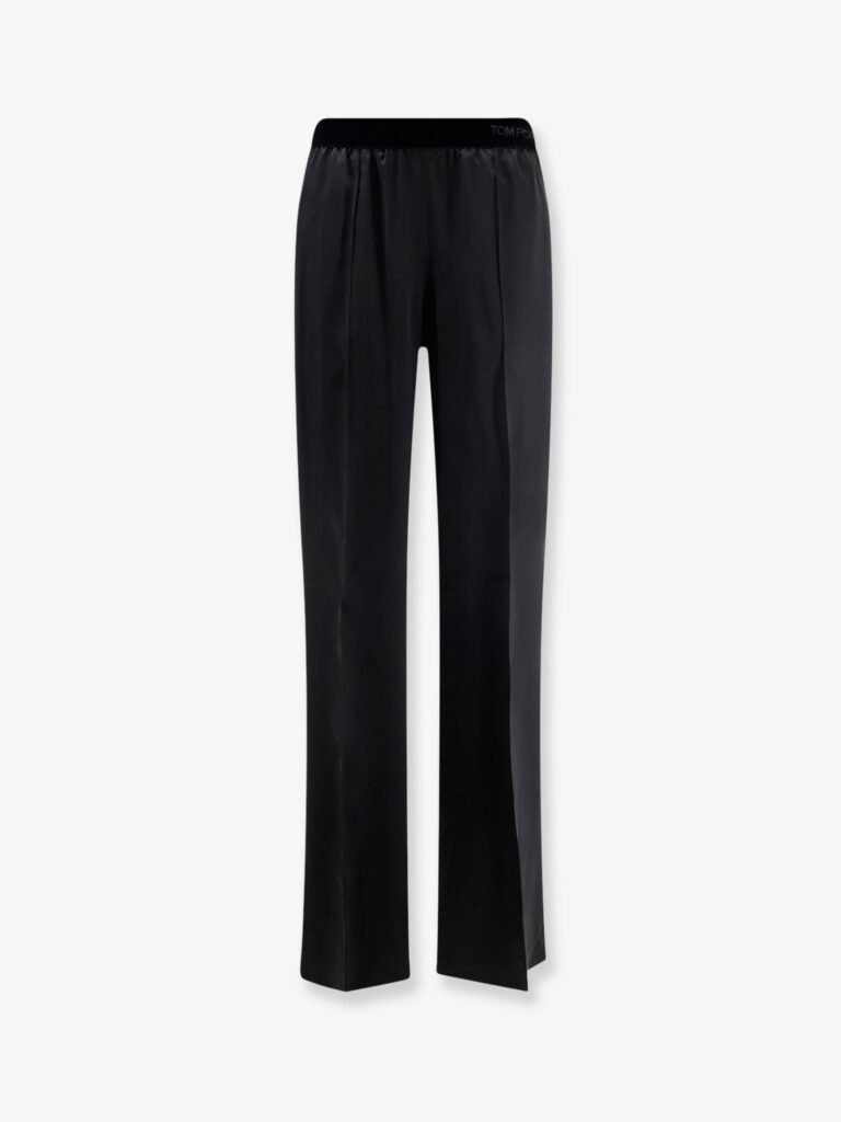 Satin trousers