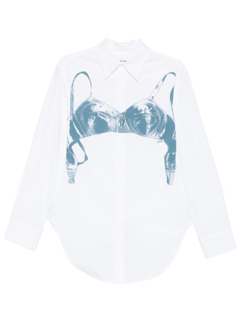 "SCANNED BRA" PRINT SHIRT