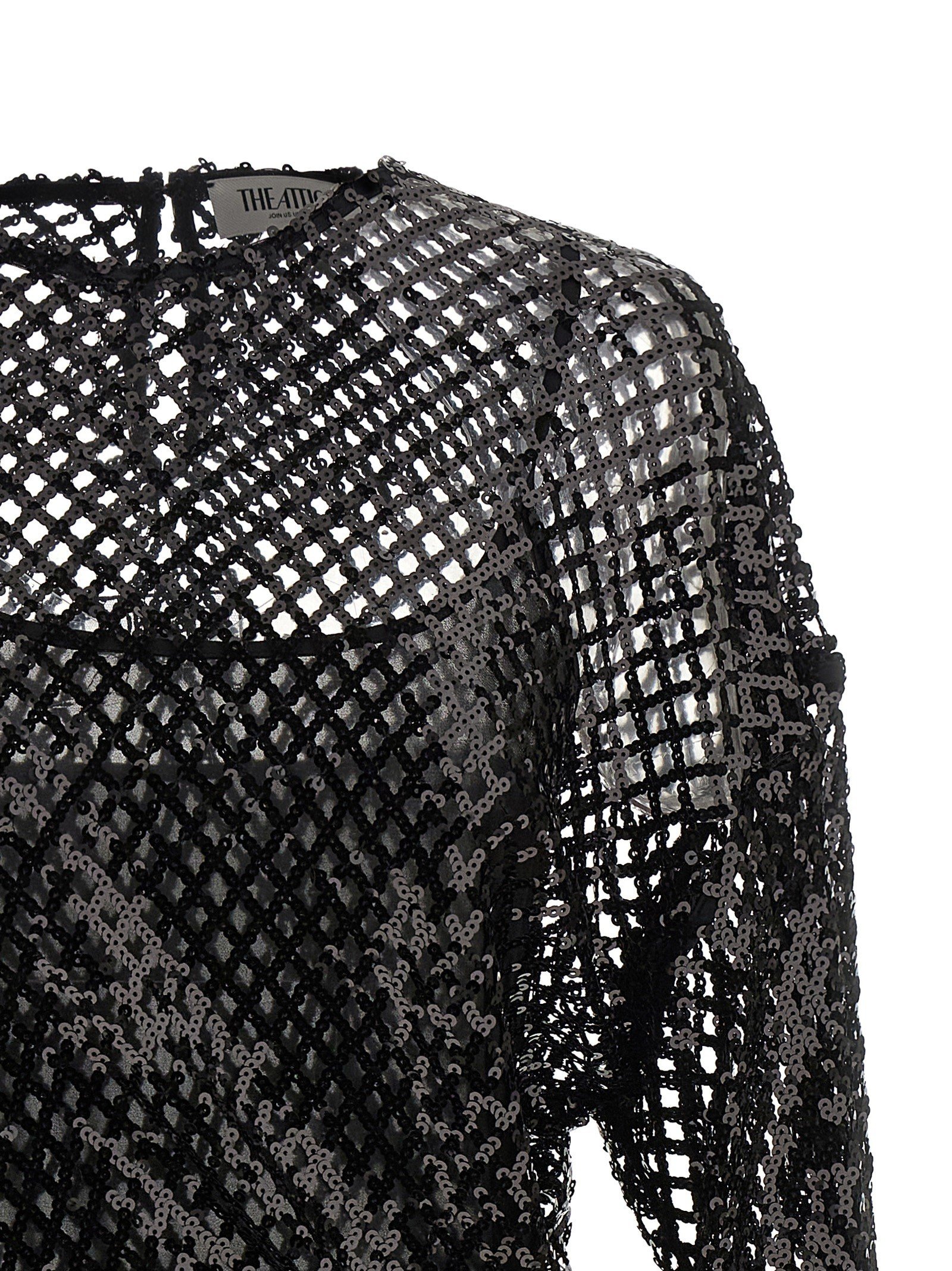 Sequin mesh dress - Image 3