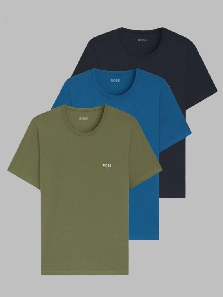 SET DA TRE T-SHIRT INTIME IN COTONE