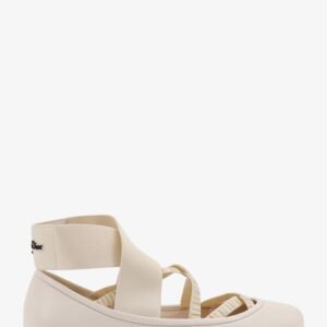 Shade leather ballerinas with elastic bands