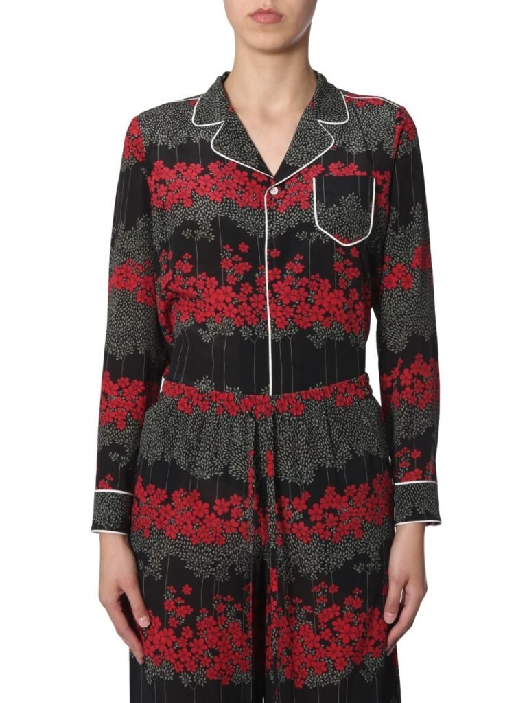 SHIRT WITH DREAMING PEONY PRINT