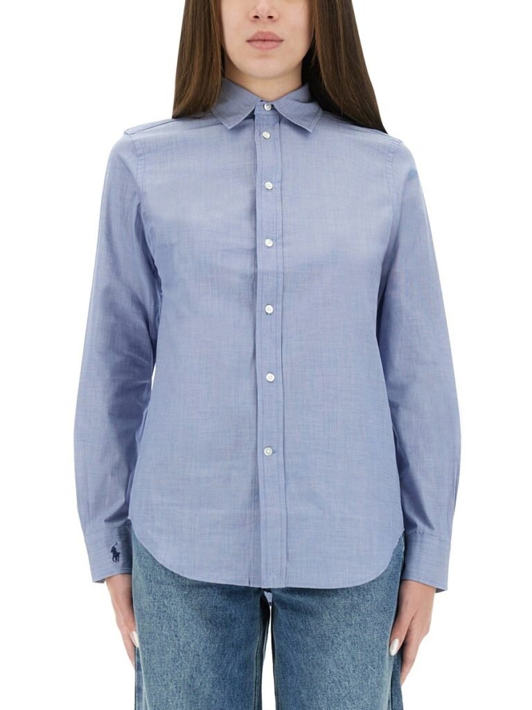 SHIRT WITH EMBROIDERED LOGO