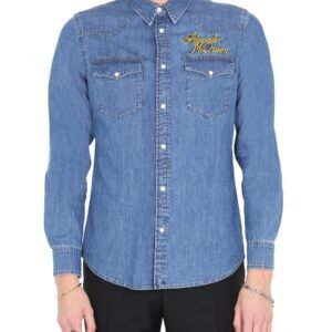 SHIRT WITH EMBROIDERED LOGO