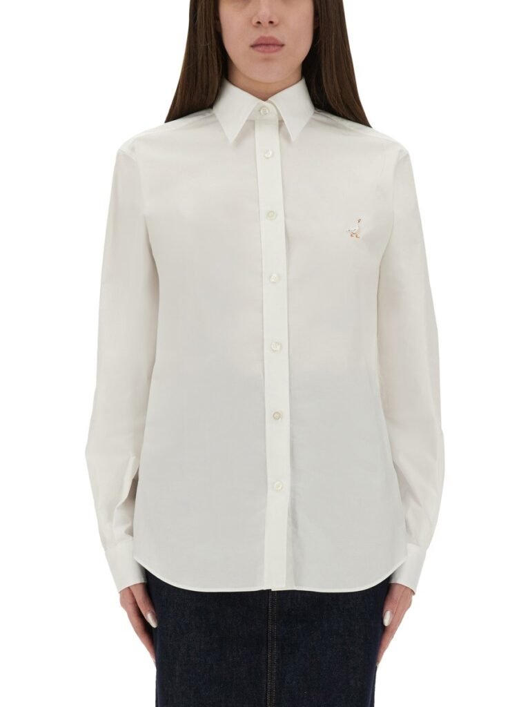 SHIRT WITH "GOOSE" EMBROIDERY