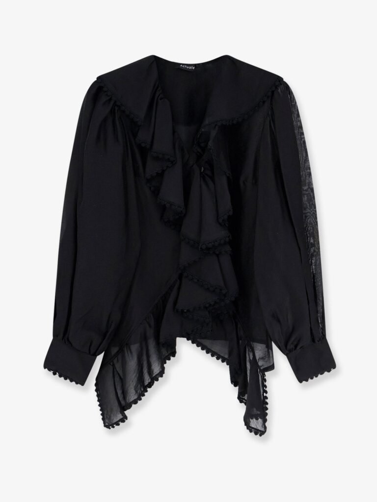 Shirt with rouches
