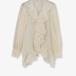 Shirt with rouches