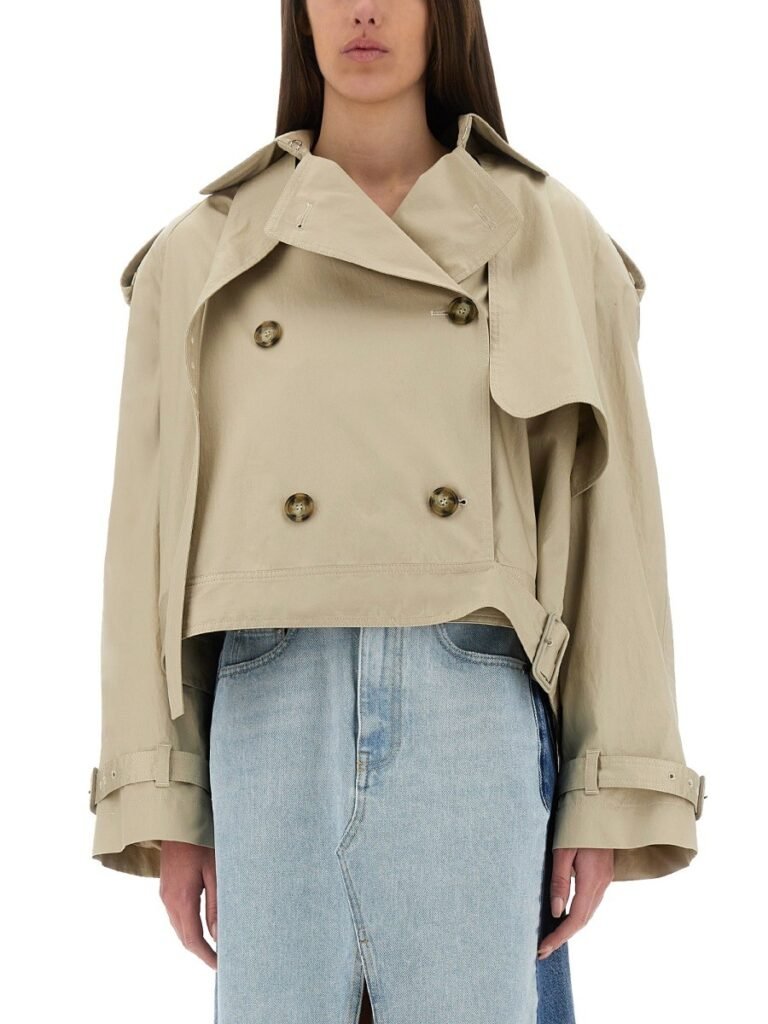 SHORT TRENCH COAT WITH BELT