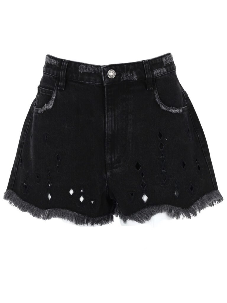 SHORTS "AECIA" CON RICAMI