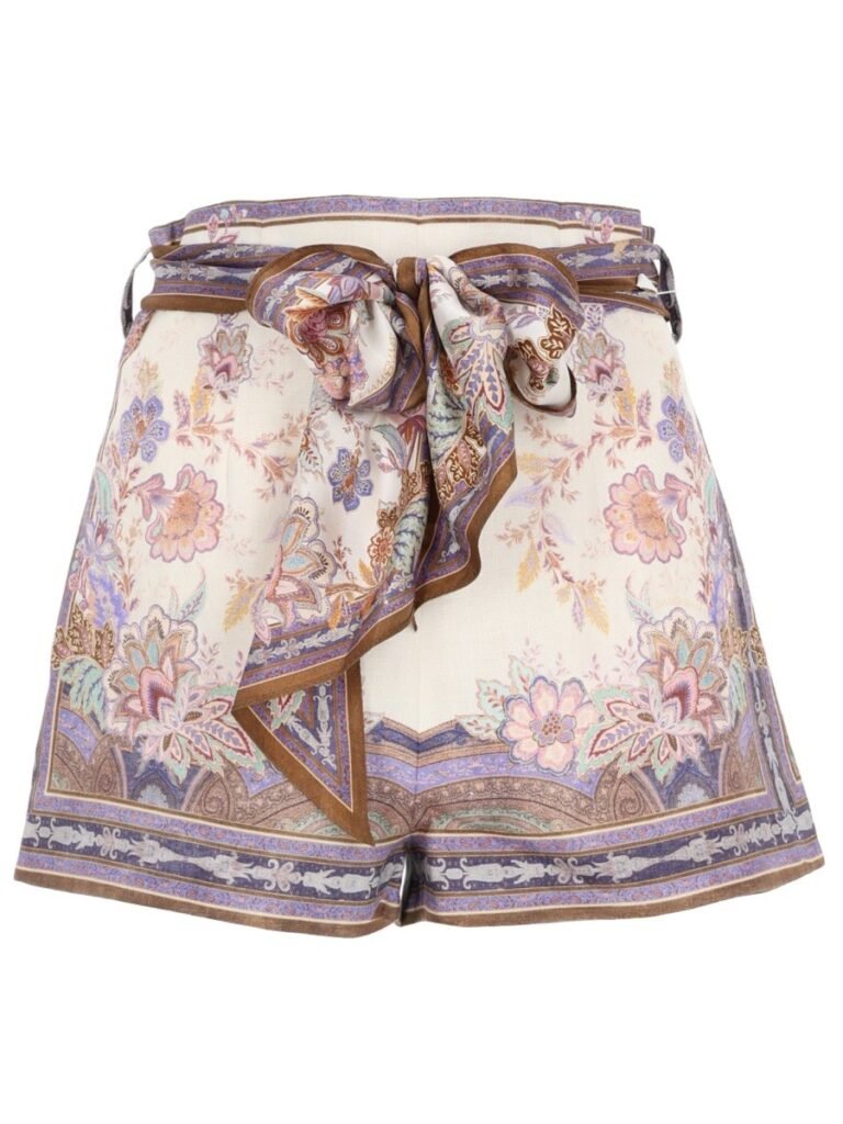 SHORTS CON FOULARD "LUNA"