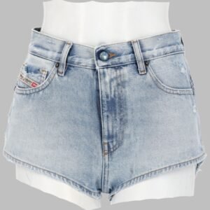 SHORTS IN DENIM CON ORLI SFRANGIATI