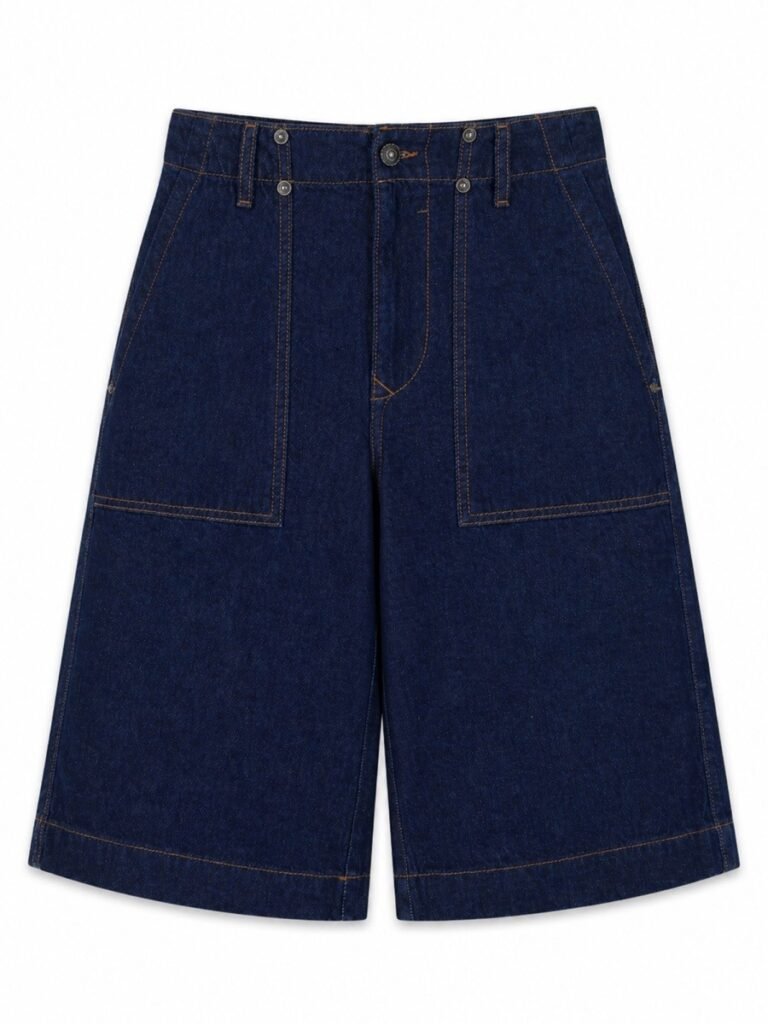SHORTS IN DENIM DI COTONE