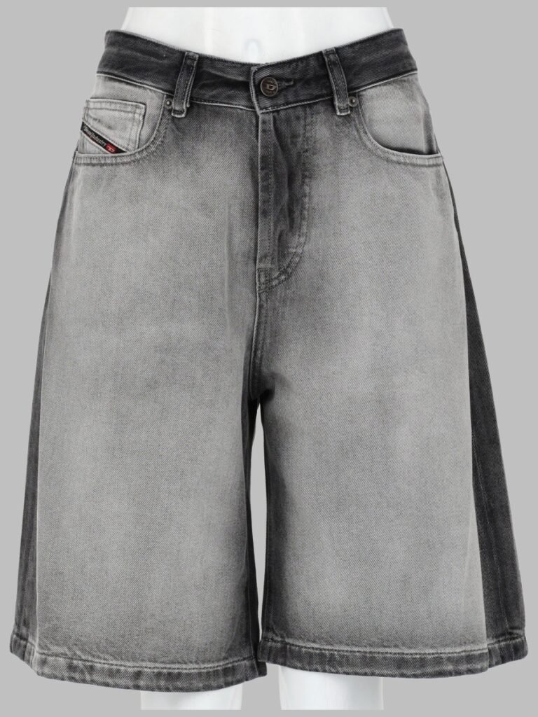 SHORTS IN DENIM "SKELETON"