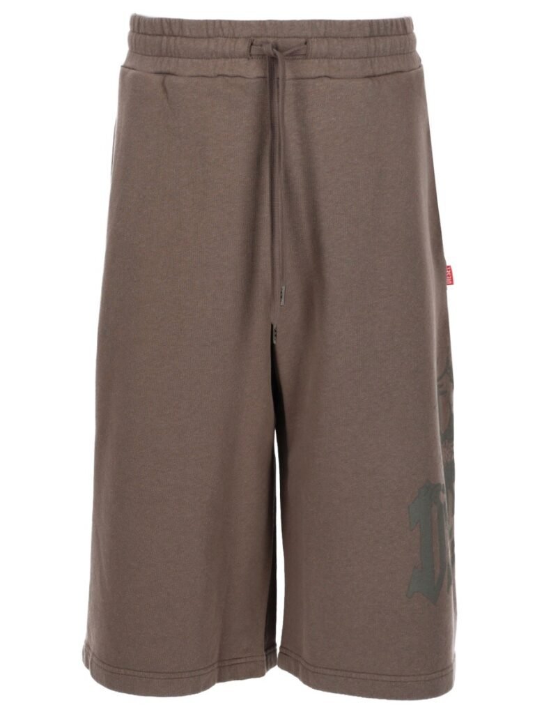 SHORTS "P-FROM" CON STAMPA