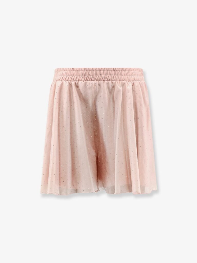 Shorts with rhinestones