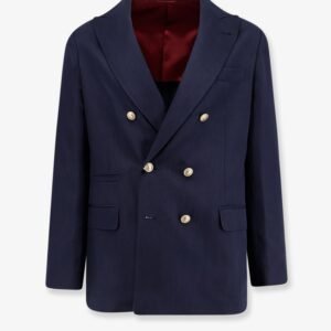 Silk and linen blazer
