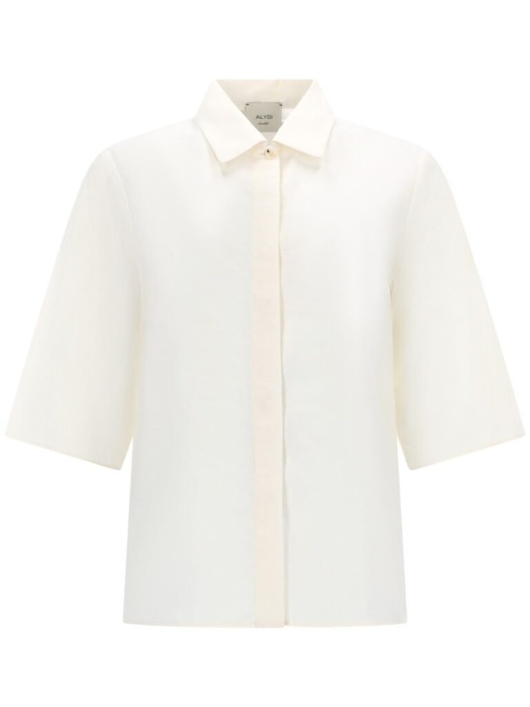 SILK CROPPED SHIRT