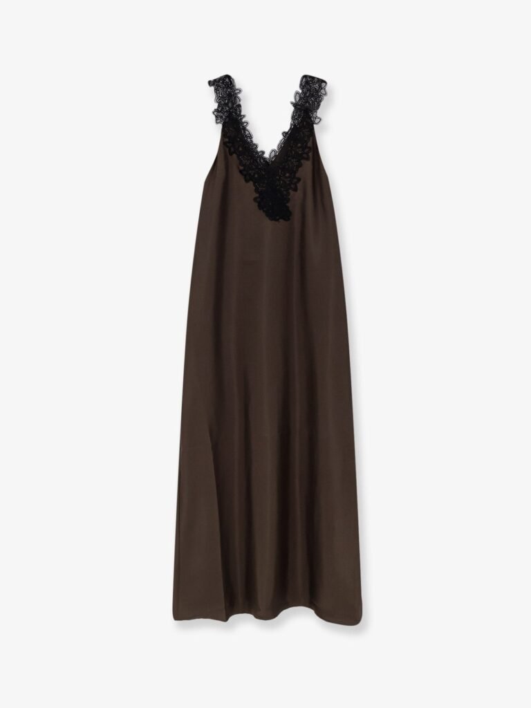 Silk long dress