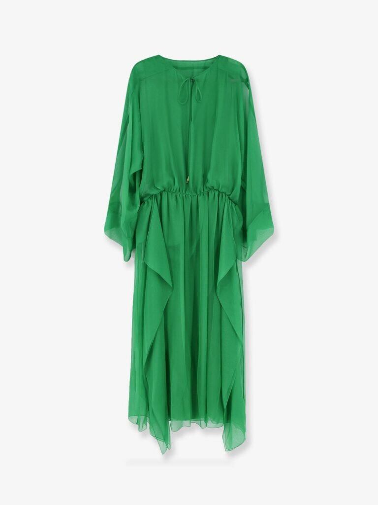 Silk long dress
