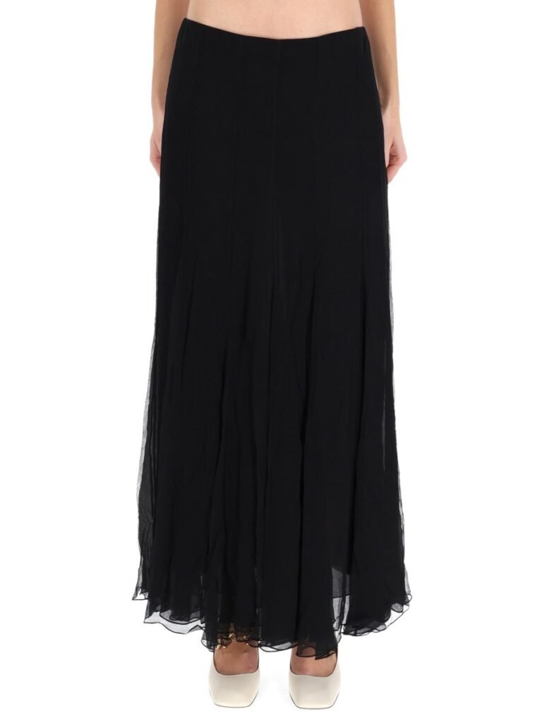 SILK MUSLIN MAXI SKIRT