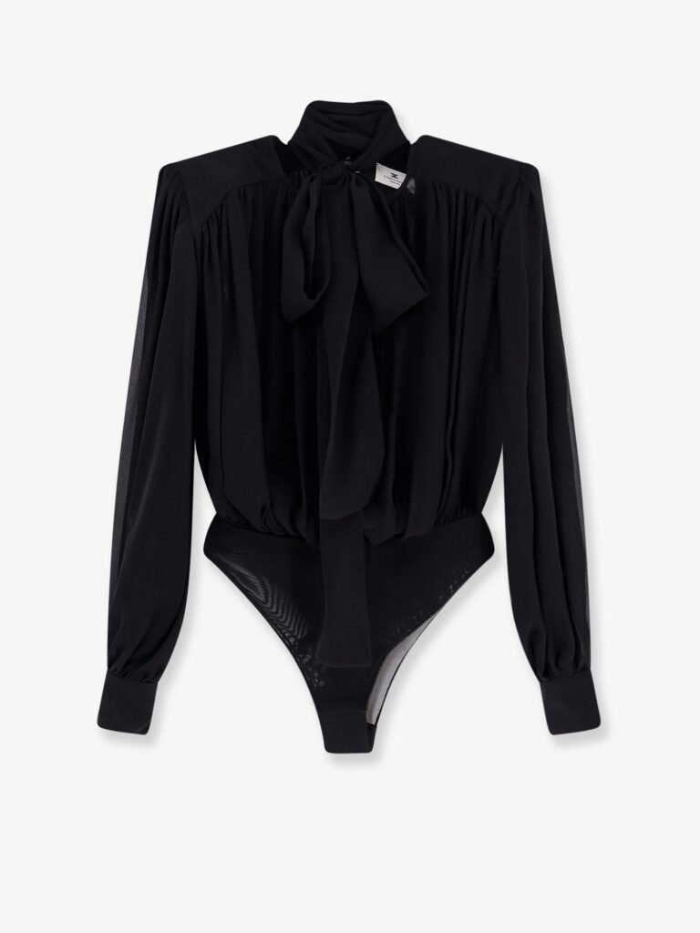 Silk shirt with body detail