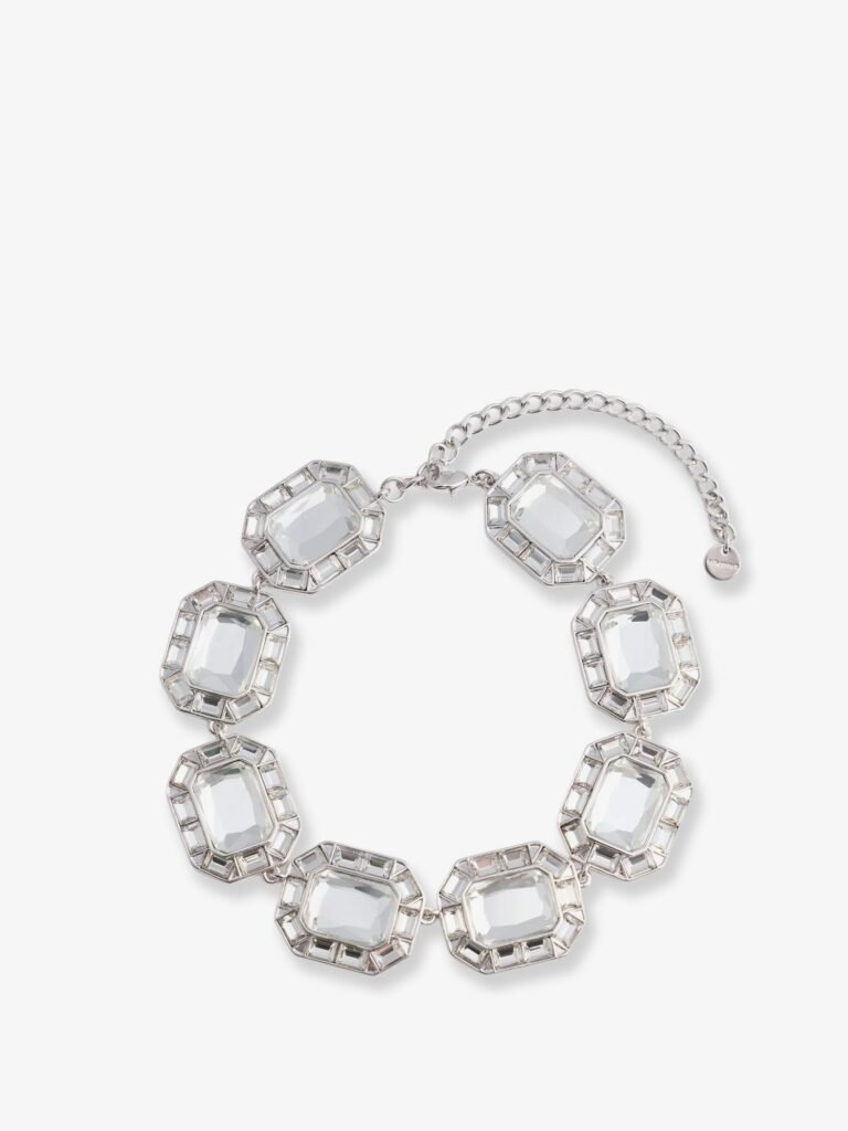 Silver Crystal Necklace