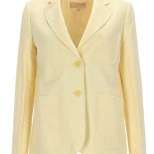 SINGLE-BREASTED LINEN BLAZER