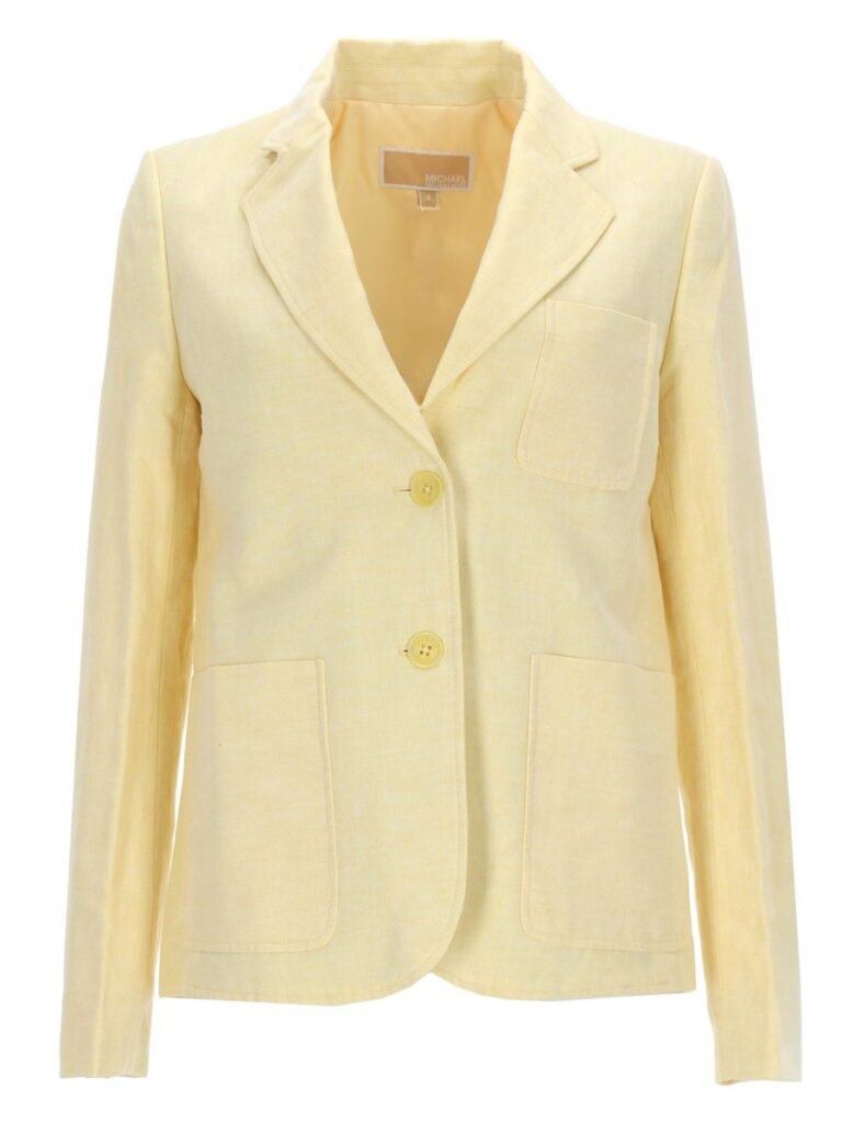 SINGLE-BREASTED LINEN BLAZER