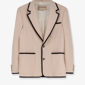 Single-breasted virgin wool blazer