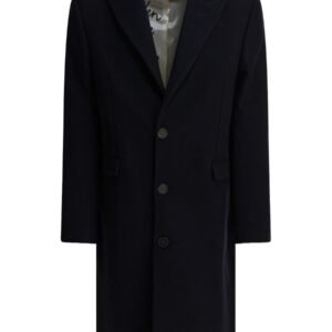 SINGLE-BREASTED WOOL COAT