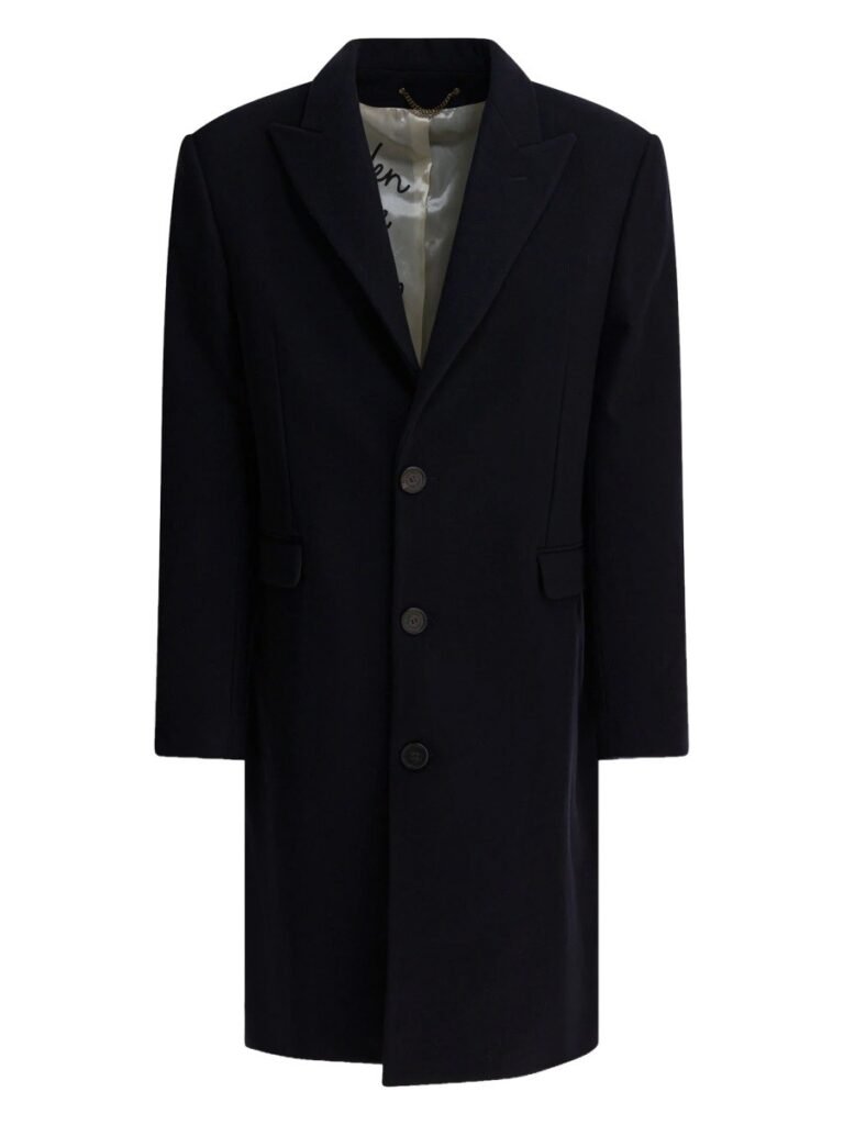 SINGLE-BREASTED WOOL COAT