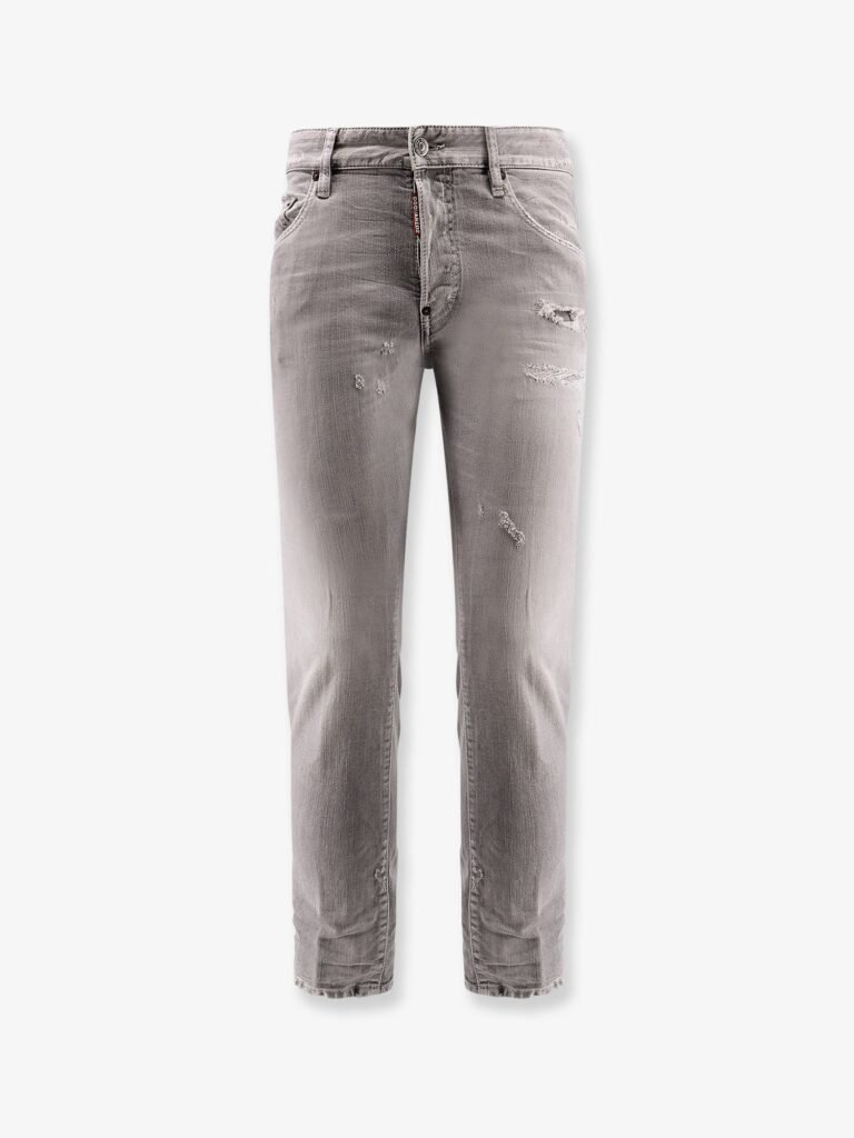 Skater Jeans with Destroyed effect