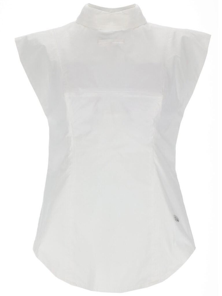 SLEEVELESS INVERTED SHIRT