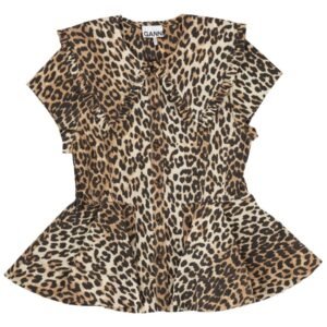 SLEEVELESS SHIRT WITH PRINT
