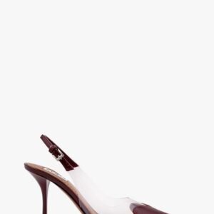 Slingbacks 90 leather and PVC pumps