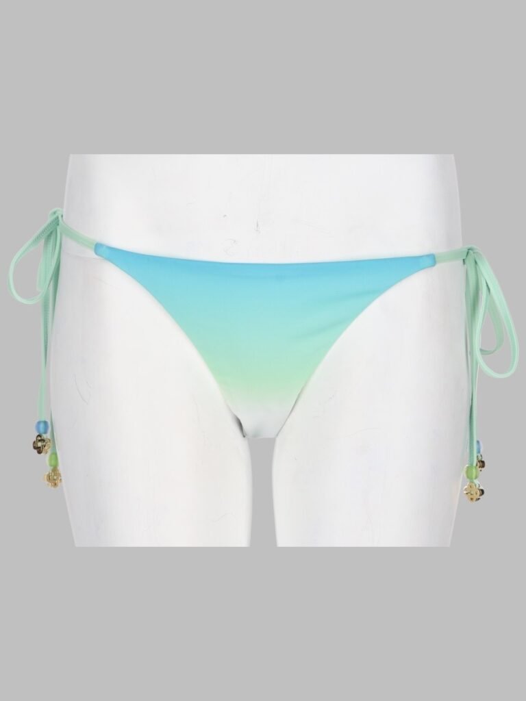 SLIP BIKINI GRADIENT CON PERLINE