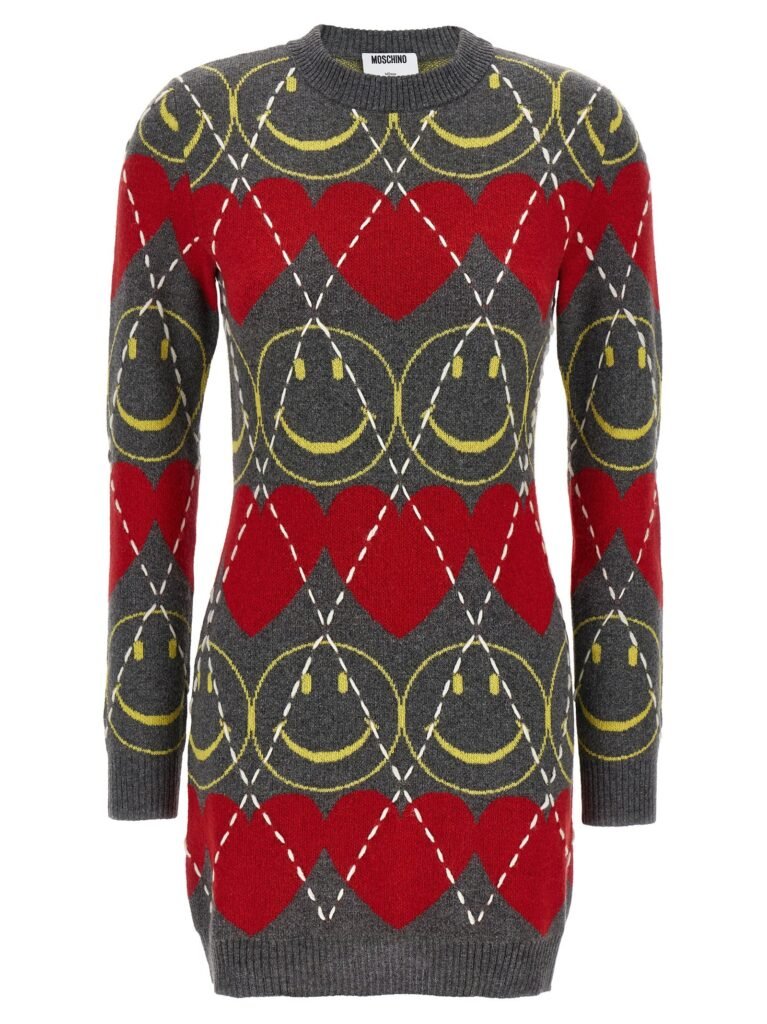 'Smiley®' wool dress