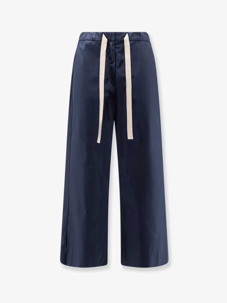 Smmargento distressed cotton trousers