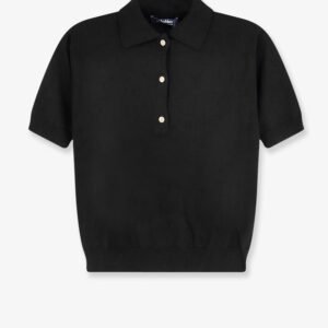 Smmpomposa cotton, silk, and cashmere polo shirt