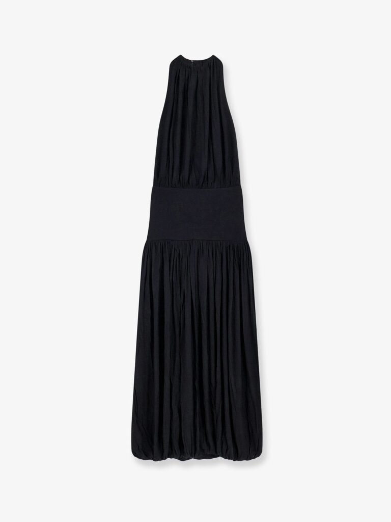 Soft Gathered viscose dress
