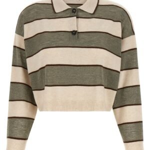 'Sparkling Stripes' polo shirt