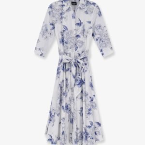 Spritz cotton chemisier dress
