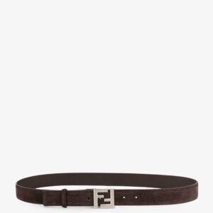 Squared FF suede belt