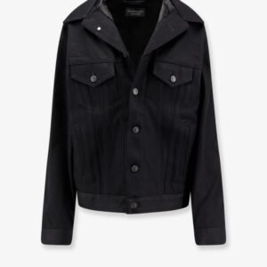 Standing denim jacket